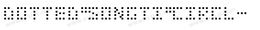 Dotted Songti Circl字体转换